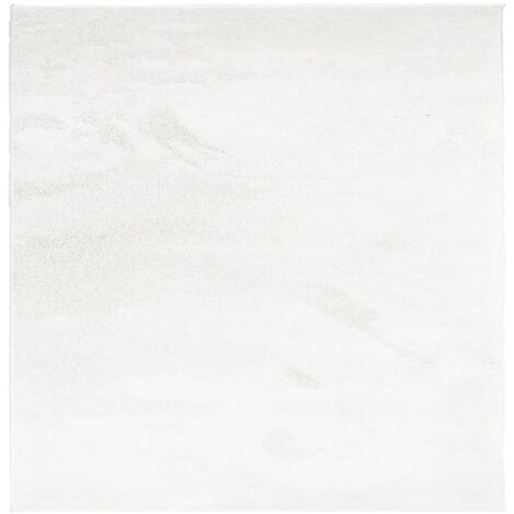 Tapis OVIEDO à poils courts crème 200x200