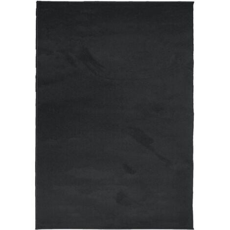 Tapis OVIEDO à poils courts noir 200x280