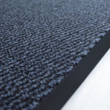DÉCOWEB Tapis entrée accueil anti-salissures - Bleu - 90 x 150 cm