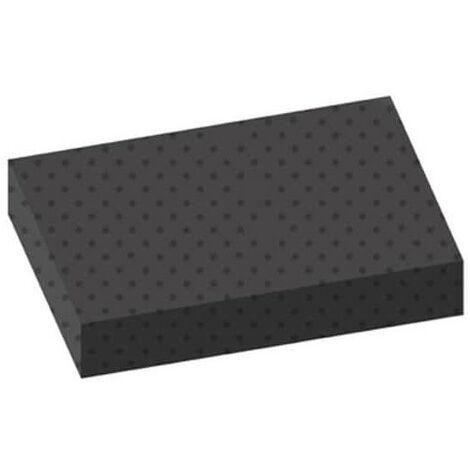 Tapis pastilles noir 100x120cm épaisseur 3mm