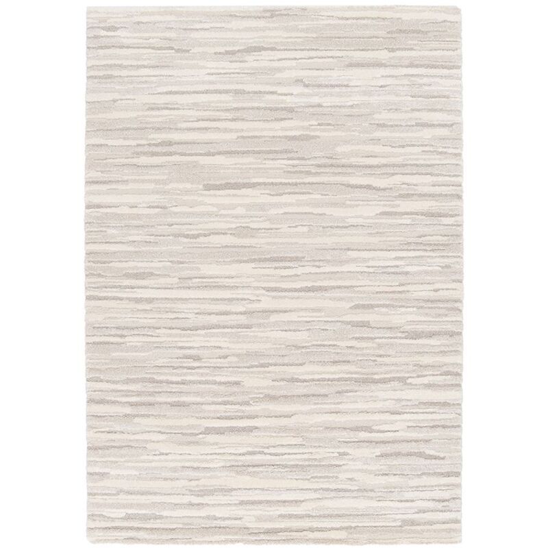 Bobochic - Tapis poil court ryken motif abstrait 160x230 Beige