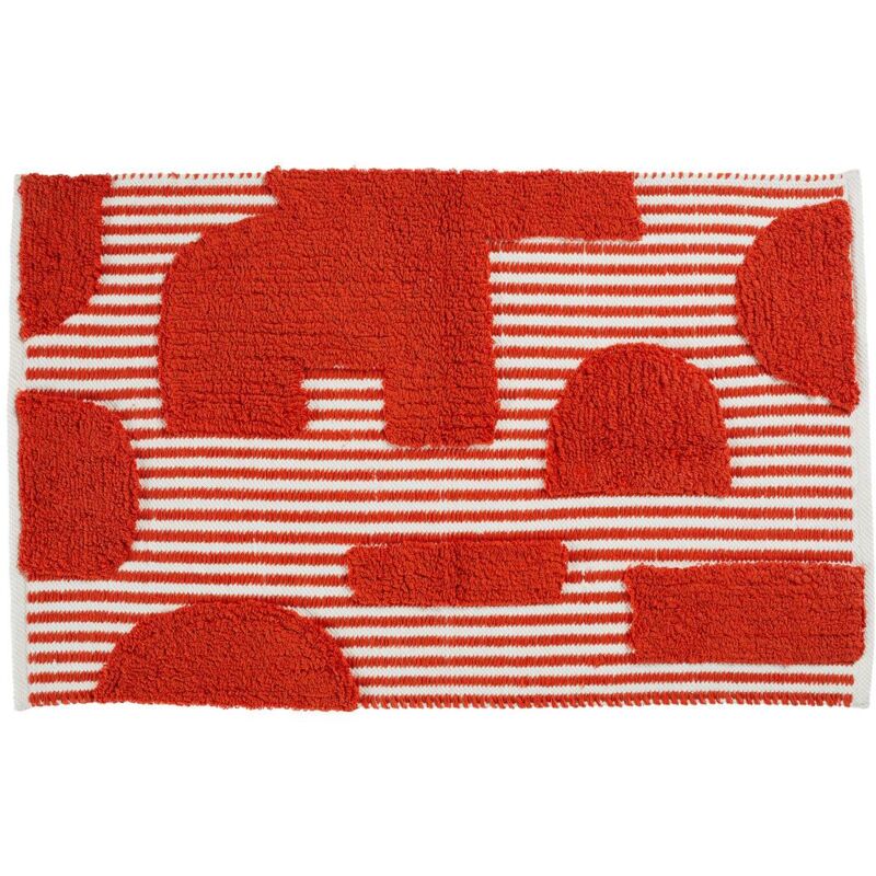 Atmosphera - Tapis Poppy coton tufté 60x90cm créateur d'intérieur