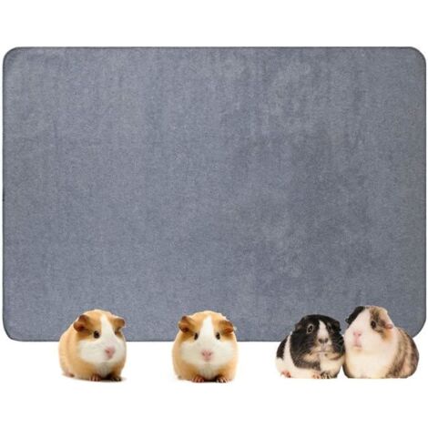 Tapis pour Cage De Cochon d\'Inde Lavable Couverture Absorbant Etanche Tapis Réutilisable pour Lapin Nain Hérisson 77107cm