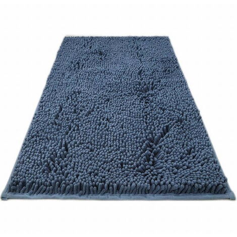 Tapis Pour Chiens - 40 x 60 cm - Chenille Absorbant Non Glissant - Pour Pattes Boueuses - Intérieur Porte d'Entrée - 1 Pièce
