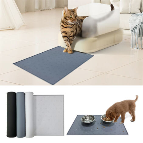 Tapis pour gamelle en silicone pour chien