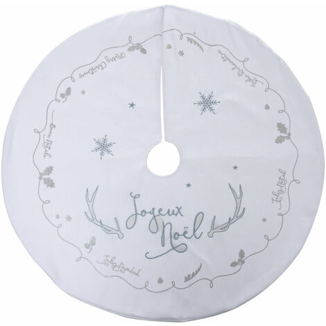 Tapis pour sapin de Noël avec inscription