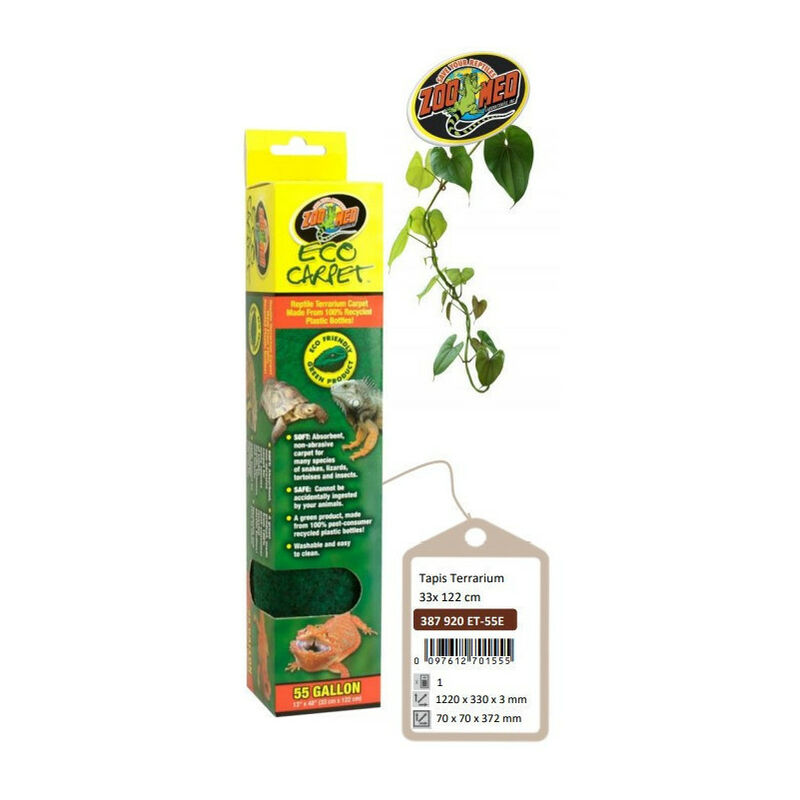 Zolux - Tapis pour terrarium 33 x 122 cm 100 % produit recyclées