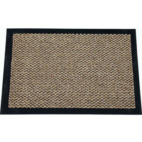 Tapis Proprete Cahors - Florac Velours Brun Marron 40 X 60 Cms
