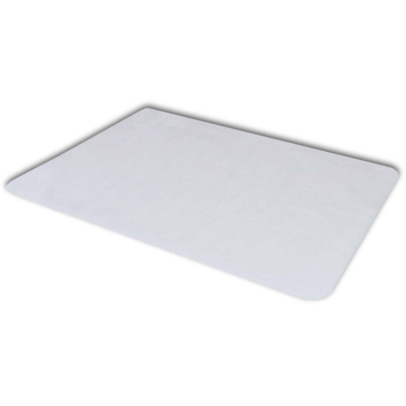 Tapis protection sol chaise siège fauteuil bureau pvc s 75 x 120 cm