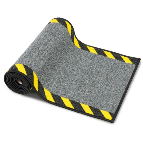 Tapis de câbles avec bordure d'avertissement  Disponible en 2 tailles