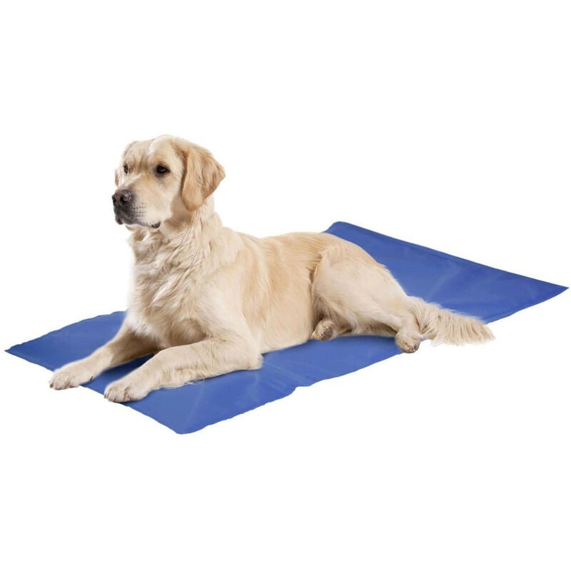 Tapis rafraîchissant fresk pour chien l 90 x 50 cm Flamingo