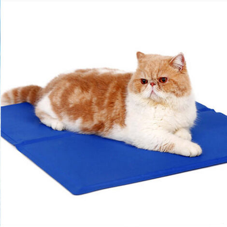 Tapis rafraîchissant Coussin rafraîchissant pour Animaux domestiques, Confort pour Chats et Chiens (L)