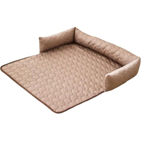 Tapis Rafraîchissant pour Chien Tapis de Lit Rond pour Été