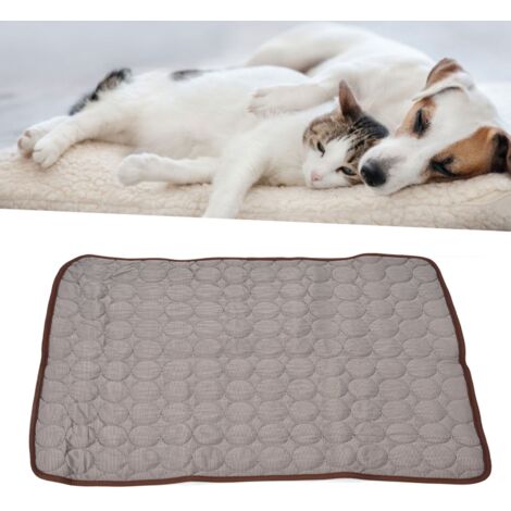 Tapis rafraîchissant XL pour chiens et chats - Tapis anti-chaleur doux et respirant pour sofa, lit, sol ou chenil - Tapis repos, sport, voiture