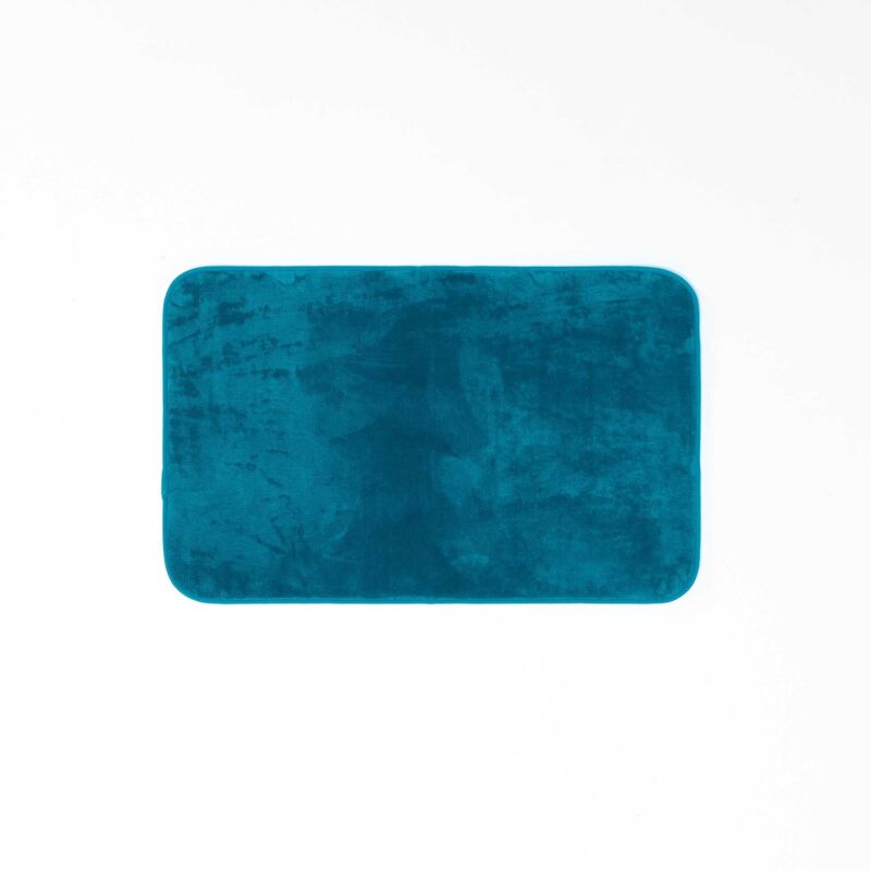 Tapis rectangulaire - Bleu - Flanelle - Livraison gratuite
