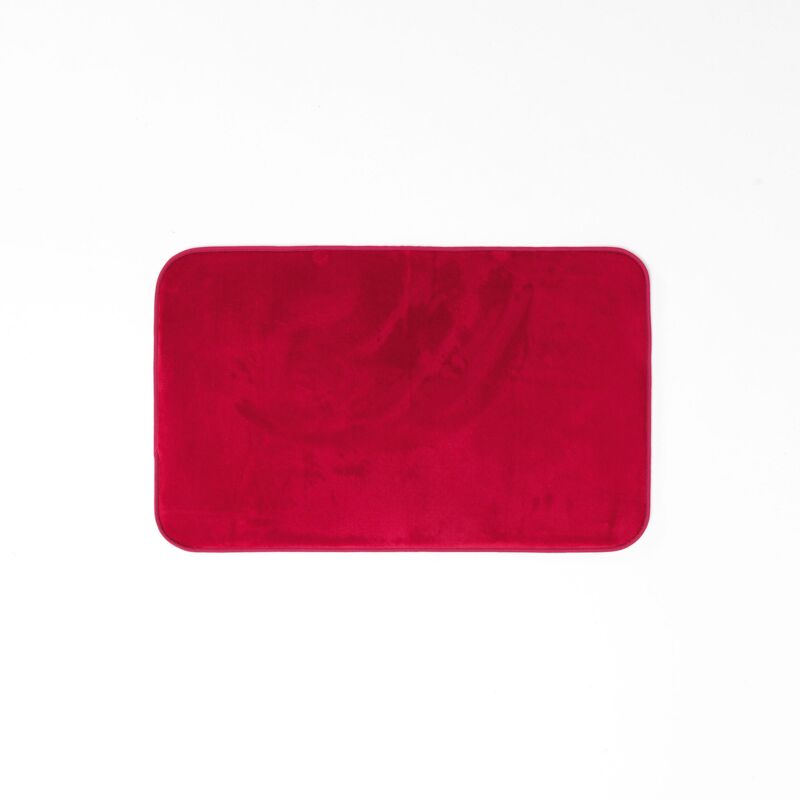 Douceur D'intérieur - Tapis rectangulaire - Carmin - Flanelle - Livraison gratuite