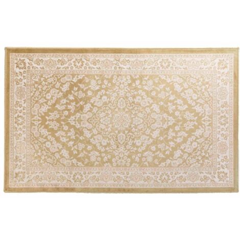 Tapis rectangle 68 x 110 cm viscose tissee irina Sans