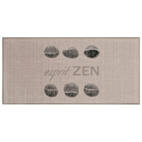 Tapis rectangle imprimé Zen - 50 x 120 cm - Livraison gratuite