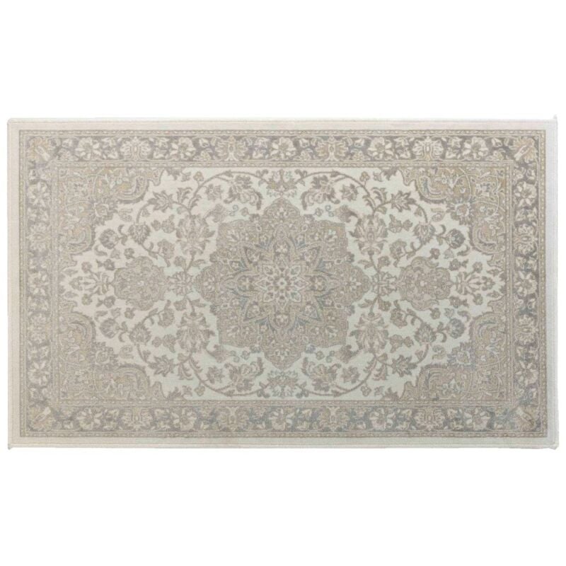 Tapis rectangulaire 68x110 cm tissé CHERINE NATUREL