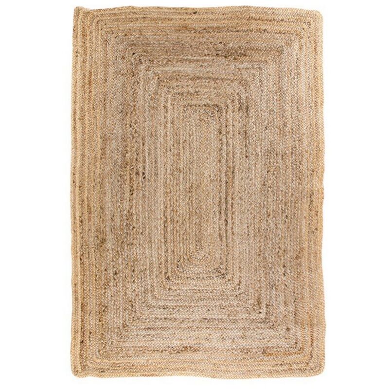 Epikasa - Tapis de Salon Rectangulaire Bombay, Jute, Marron, 90x60x1 cm