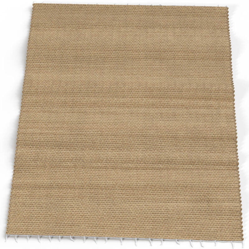 Privatefloor - Tapis rectangulaire en jute - Boho Bali - 150x200 cm - Jaya Naturel