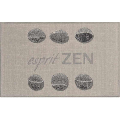 Tapis Rectangulaire "Esprit Zen" 50x80cm Gris