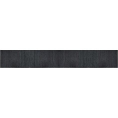Tapis rectangulaire gris 60x400 bambou