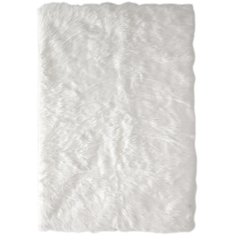 Linnea - Tapis rectangulaire imitation fourrure à poils longs lahti