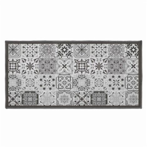 Tapis rectangulaire - L 120 x 50 cm - Gris - Livraison gratuite
