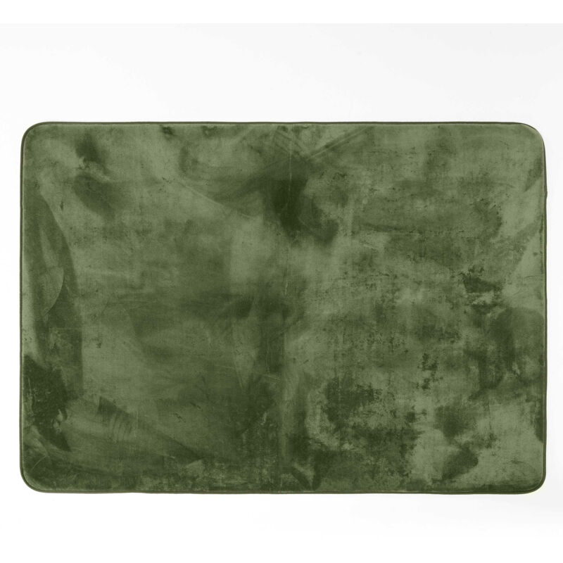 Tapis rectangulaire - l 170 x h 120 cm - Kaki - Livraison gratuite