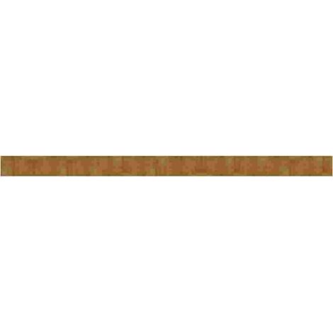 Tapis rectangulaire marron 60x1000 cm bambou