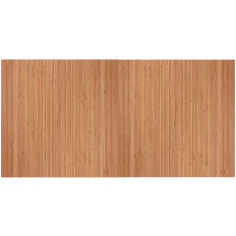 Tapis rectangulaire naturel 100x200 bambou