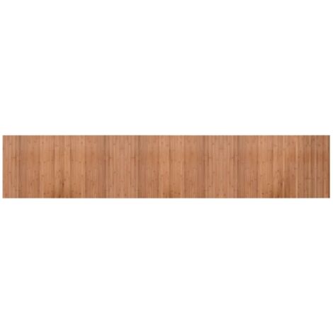 Tapis rectangulaire naturel 60x300 bambou