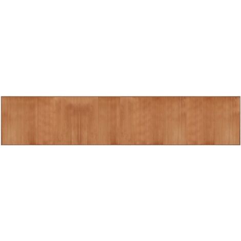 Tapis rectangulaire naturel 60x300 bambou