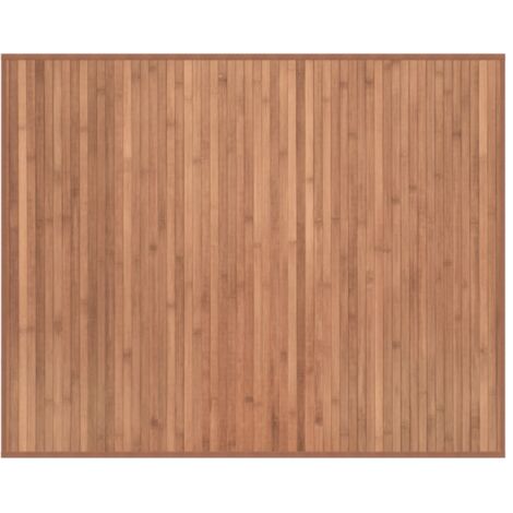 Tapis rectangulaire naturel 80x100 bambou