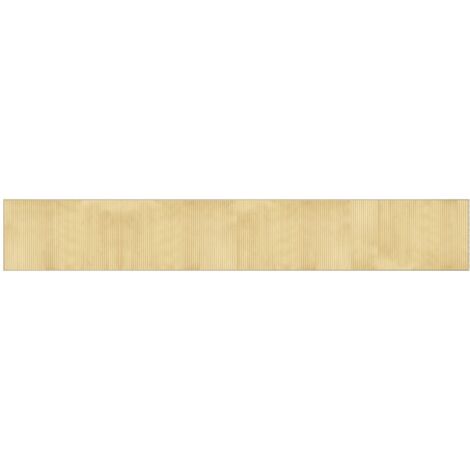 Tapis rectangulaire naturel clair 60x400 bambou