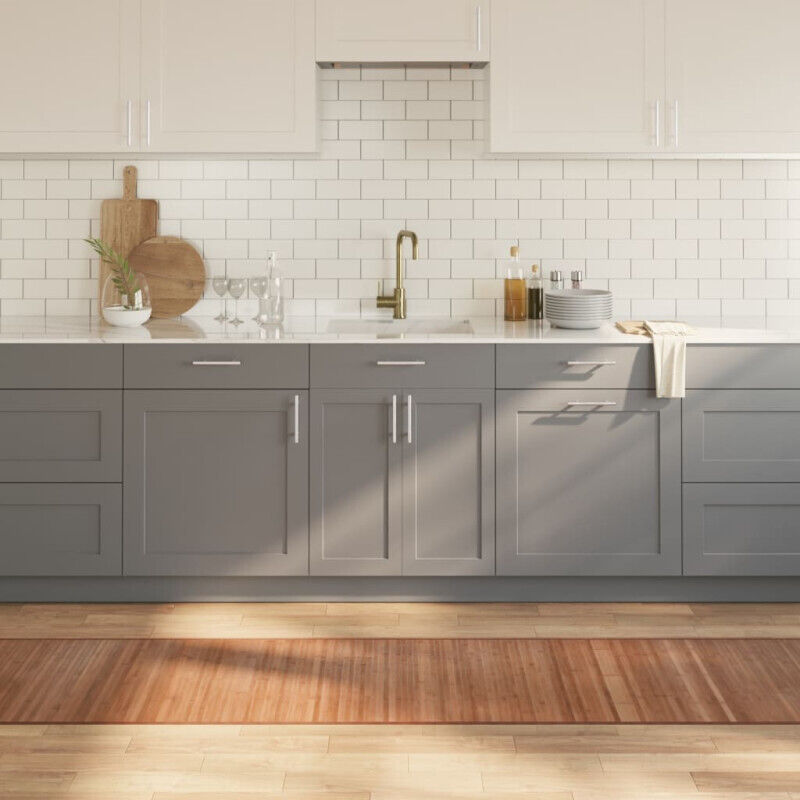 Vidaxl - Tapis rectangulaire naturel 60x400 cm bambou