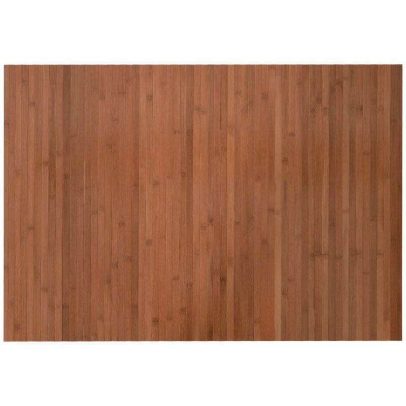 Tapis rectangulaire marron 70x100 cm bambou - Vidaxl