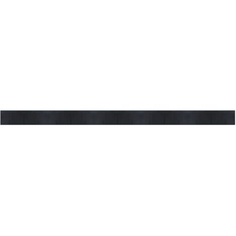 Tapis rectangulaire noir 60x1000 cm bambou