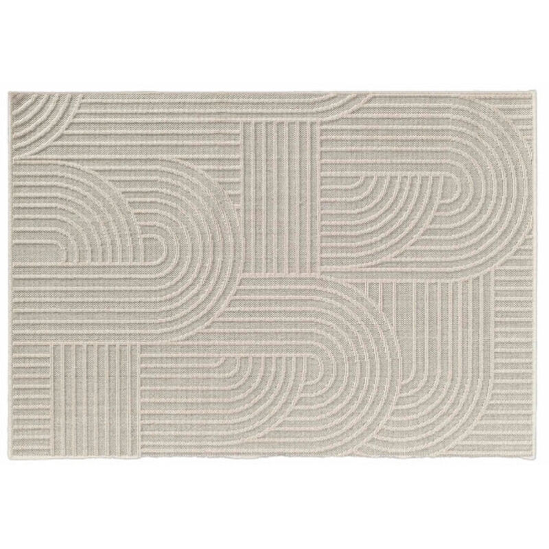 Douceur D'intérieur - Tapis rectangulaire pour le salon, motif tissé, ezio.
