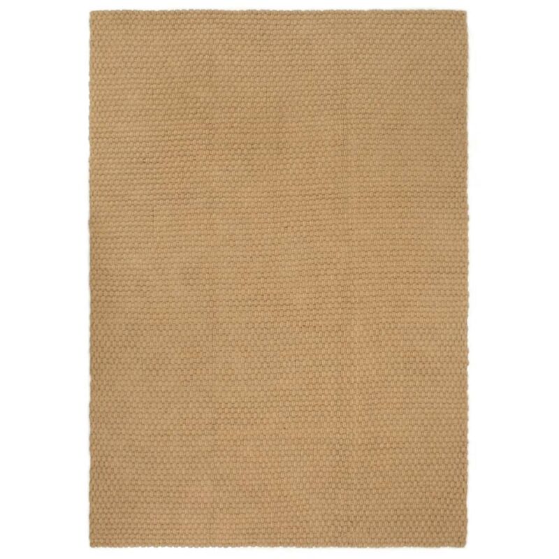 Tapis rectangulaire Tapis de salon Tapis d'entrée Naturel 120x180 cm Jute 93265