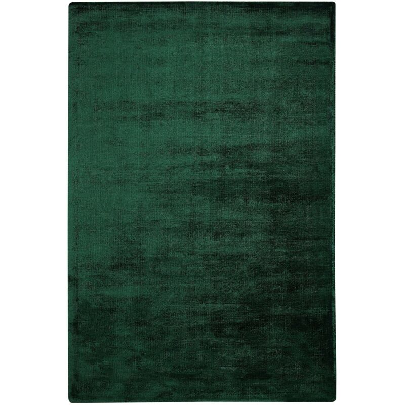 Beliani - Tapis de Salon et Bureau Moderne en Viscose 140 x 200 cm Vert Foncé Gesi ii
