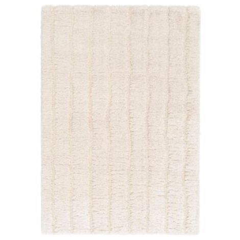 Tapis recyclé Maël Neige 160 x 230