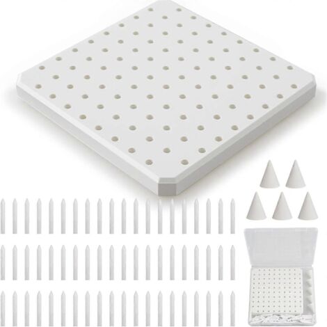 Tapis réfractaire en céramique pour four (1 paquet), mobilier de four en céramique réutilisable