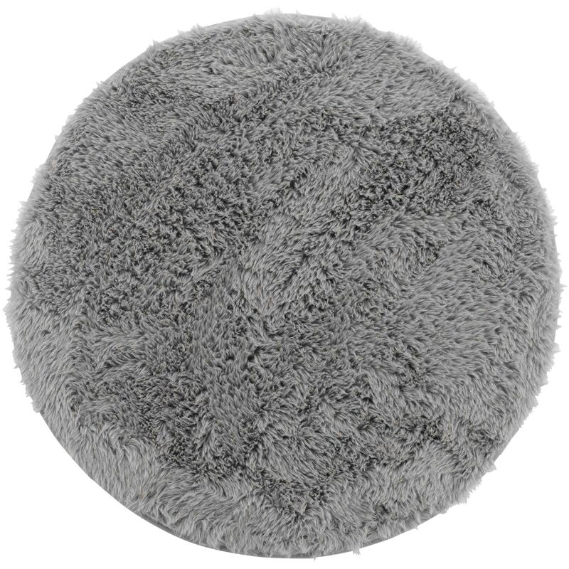 Douceur D'intérieur - Tapis rond à poils longs queeny, ø 90 cm