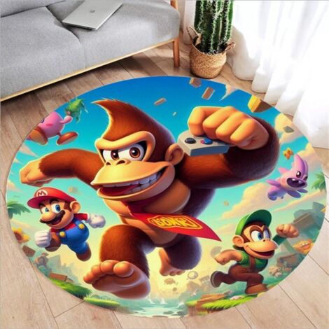 Tapis rond antidérapant pour couloir, cuisine, chambre, canapé, chambre d'enfant, 9 G 160 cm