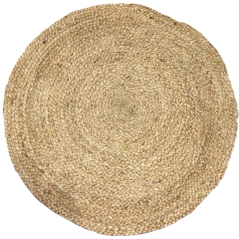 Tapis rond en jute ethnique Home