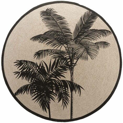 1001KDO Tapis rond Tropicale Nature