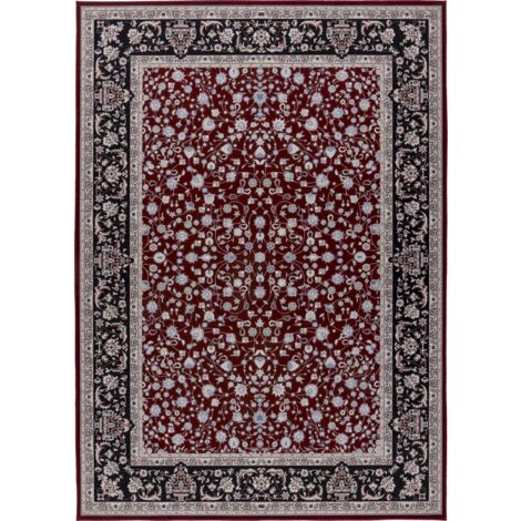 Tapis rouge à motifs robuste antidérapant intérieur - 330 x 240 cm