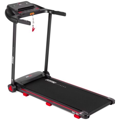 Tapis roulant con inclinazione del 9% 1-14 km/h 12 programmi FITFIU Fitness MC-90
